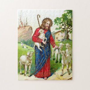 Quebra-cabeça Cristo o pastor