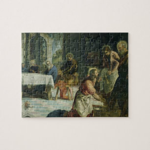 Quebra-cabeça Cristo que lava os pés dos discípulo, c.1547