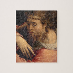 Quebra-cabeça Cristo que leva a cruz, 1540-45 (óleo no painel)