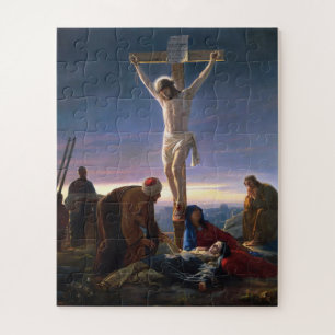 Quebra-cabeça Cristo sobre a cruz de Carl Bloch, Religioso