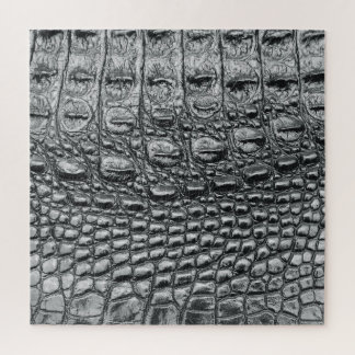 Quebra-cabeça Crocodilo Noir: Preto Couro Mito
