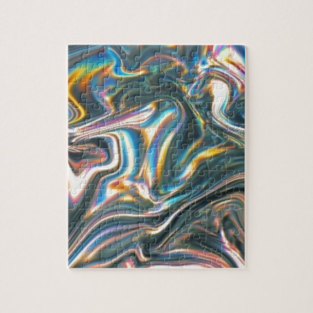 Quebra-cabeça Cromo holográfico (Vertical)