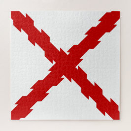 Quebra-cabeça Cross of Burgundy Flag