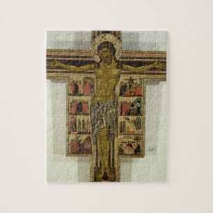 Quebra-cabeça Crucificação com histórias da paixão, escola d