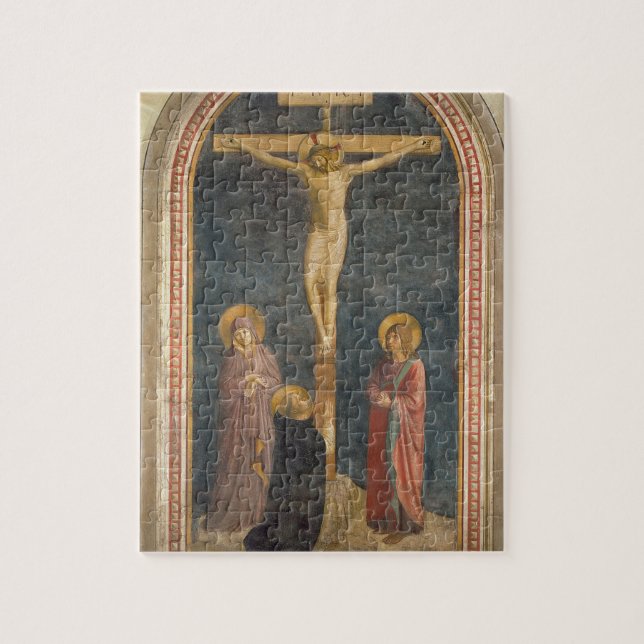 Quebra-cabeça Crucificação com o Virgin, SS. John o Evangeli (Vertical)