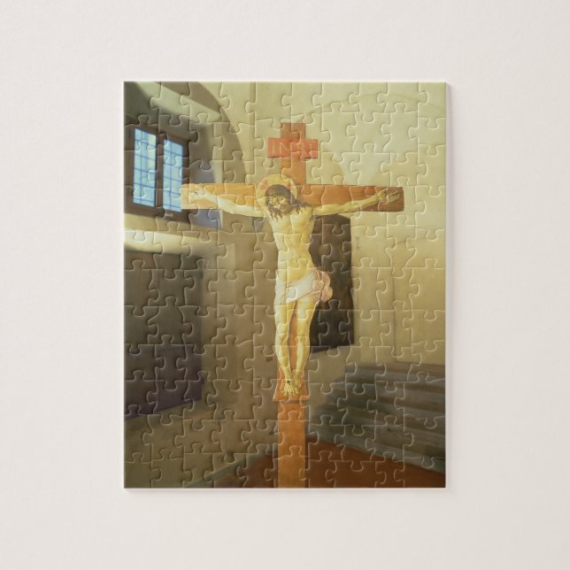Quebra-cabeça Crucifixo (tempera na madeira) (Vertical)