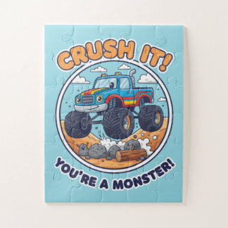 Quebra-cabeça Crush It! You're A Monster! - Epic Cartoon Monster