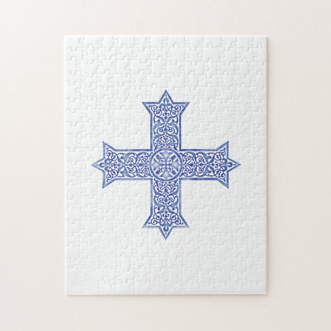 Quebra-cabeça Cruz copta (Vertical)