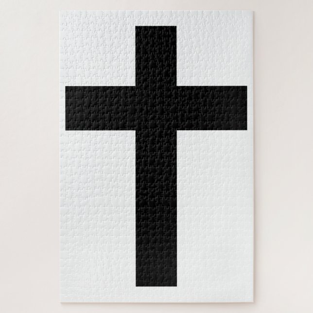 Quebra-cabeça Cruz Latina do Cristianismo (Vertical)