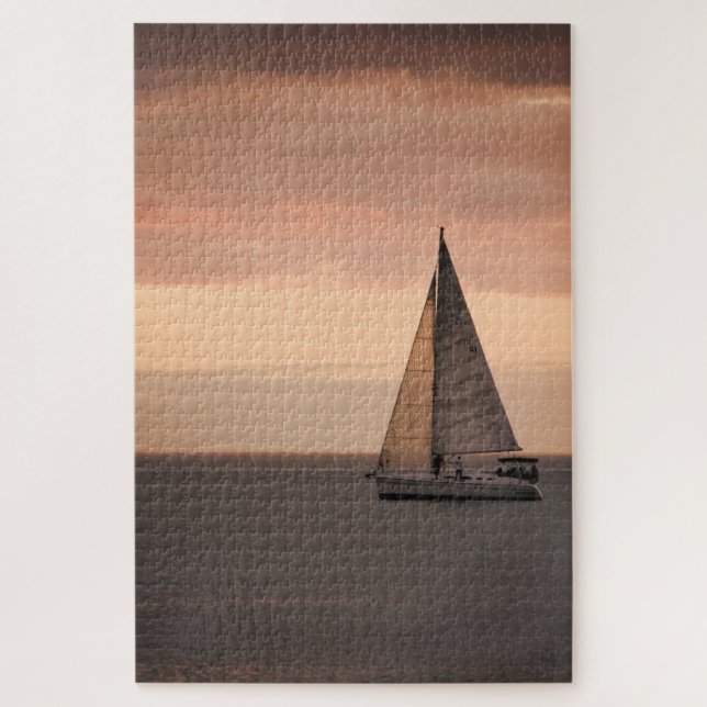 Quebra-cabeça Cruzeiro à vela Sunset - 20x30 - 1014 pcs. (Vertical)