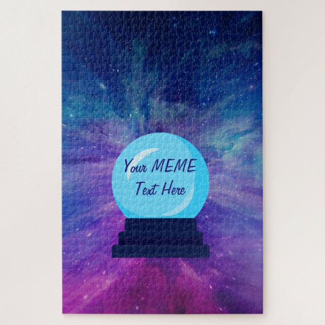 Quebra-cabeça Crystal Ball Escreve Seu Próprio MEME (Vertical)