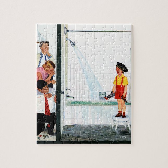 Quebra-cabeça Cuba de transbordamento (Vertical)