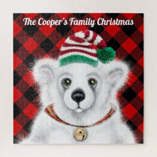 Quebra-cabeça Cubo de urso polar, Papai noel