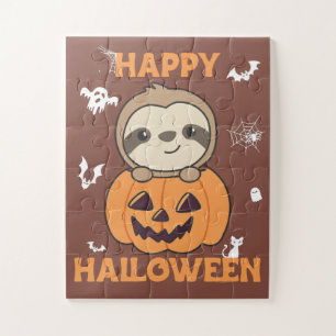 Quebra-cabeça Culpa Em Pumpkin De Lúteras Doce Para O Halloween