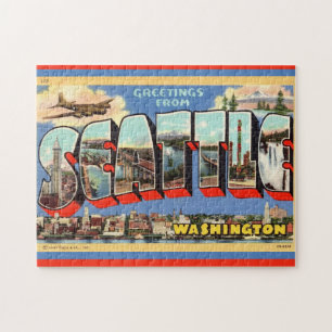 Quebra-cabeça Cumprimento de Seattle 11x14