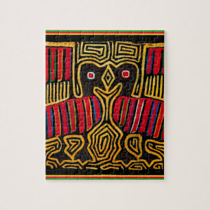 Quebra-cabeça Cuna Indian Mola Duck Design
