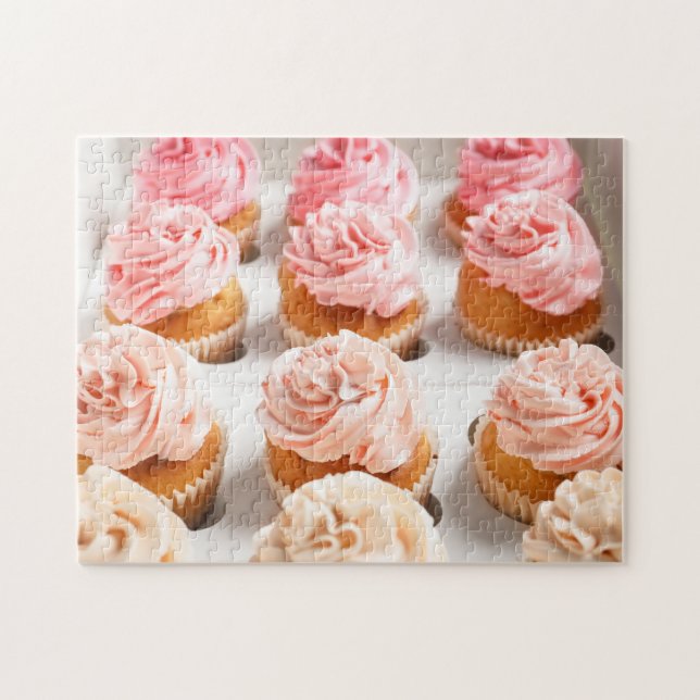 Quebra-cabeça Cupcake - Pinks (Horizontal)