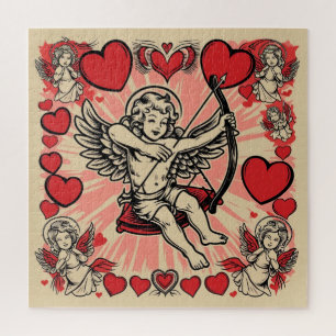 Quebra-cabeça Cúpide vintage amor