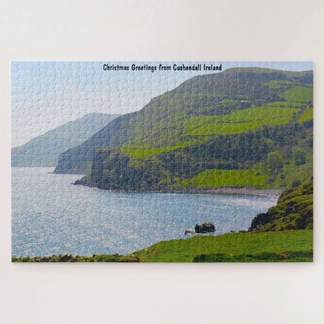 Quebra-cabeça Cushendall Irlanda (Horizontal)