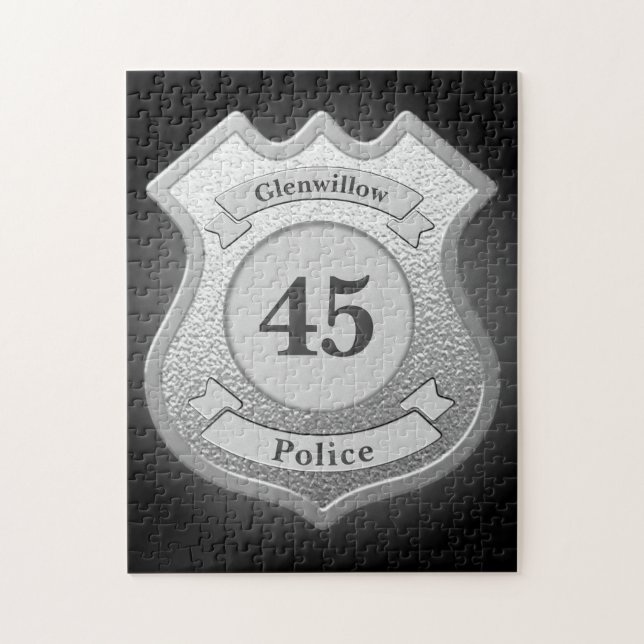 Quebra-cabeça Custom Badge (Vertical)