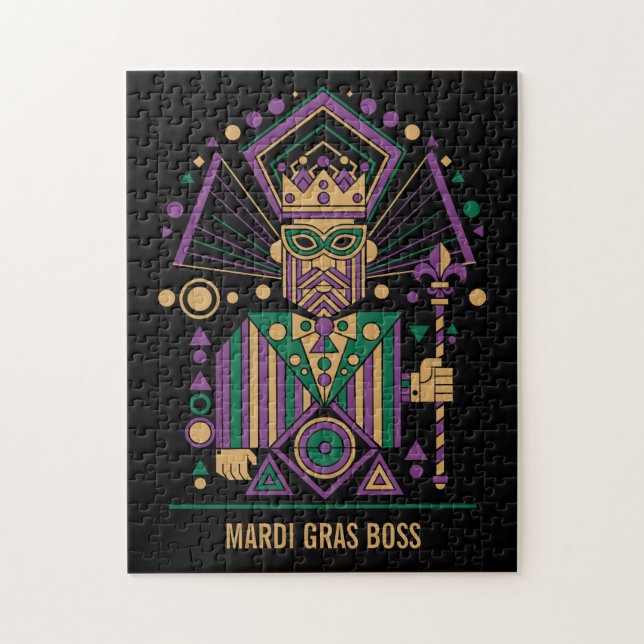 Quebra-cabeça Custom Mardi Gras King 2026 (Vertical)