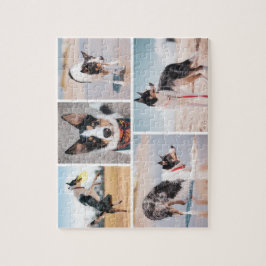 Quebra-cabeça Custom Pet Dog Photo Collage Jigsaw Puzzle