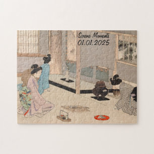 Quebra-cabeça Custom Vintage Japan Tea Ceremony Art 6°