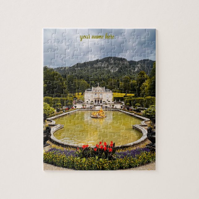 Quebra-cabeça Customized Puzzle of Linderhof Palace (Vertical)