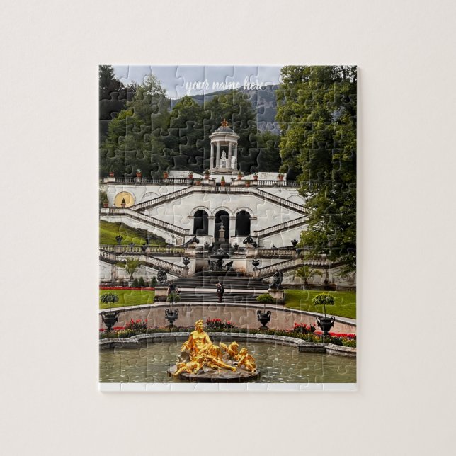 Quebra-cabeça customized Puzzle of Linderhof Palace, Germany (Vertical)