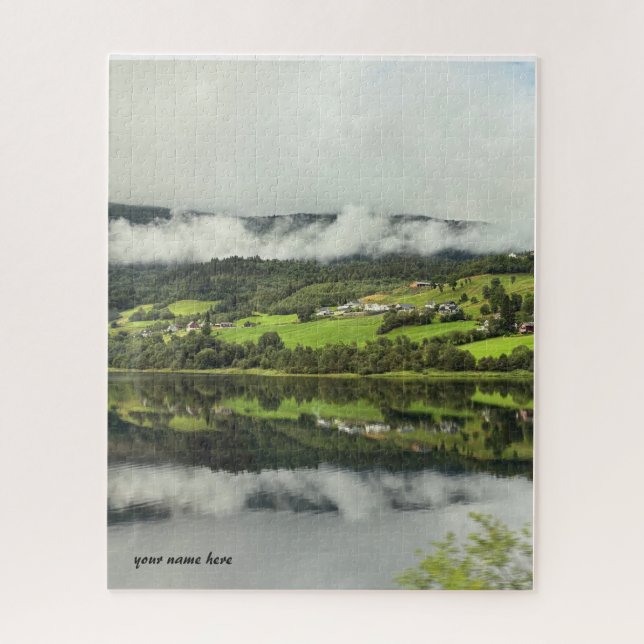 Quebra-cabeça customized Puzzle of Norway (Vertical)