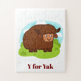 Quebra-cabeça Cute & adorable brown Yak