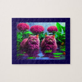 Quebra-cabeça Cute Cat Puzzle for Cat Lovers