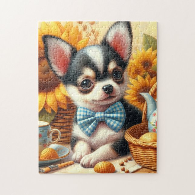 Quebra-cabeça Cute Chihuahua Puppy (Vertical)