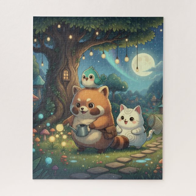 Quebra-cabeça Cute Forest Friends Puzzle (Vertical)