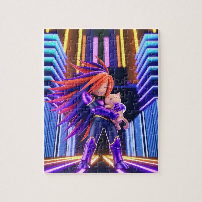 Quebra-cabeça Cute kitty  (Vertical)