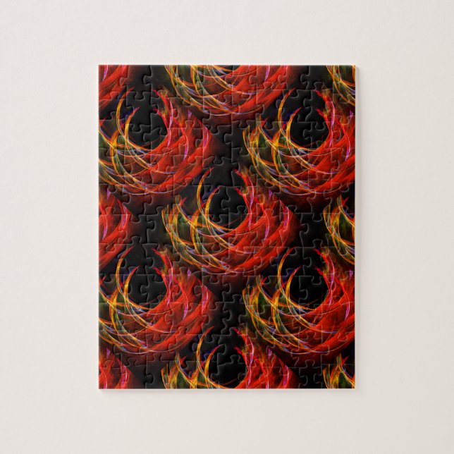 Quebra-cabeça Cute Modern Boho Elegant Abstract Art Pattern #503 (Vertical)