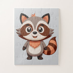 Quebra-cabeça Cute Racoon