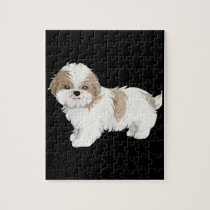 Quebra-cabeça Cute Shih Tzu Puppy