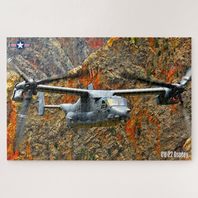 Quebra-cabeça CV- 22 OSPREY (20x30 POLEGADAS) (Horizontal)