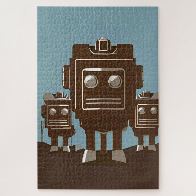 Quebra-cabeça Cyber Radio Rodeo Patrol Ken Gage Sci-Fi (Vertical)