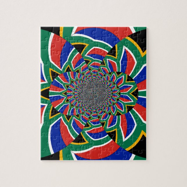 Quebra-cabeça da África do Sul (Vertical)