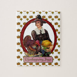 Quebra-cabeça da alegria de Thankgiving