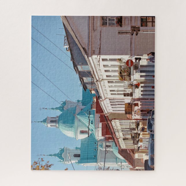 Quebra-cabeça da arquitectura da cidade de Belarus (Vertical)