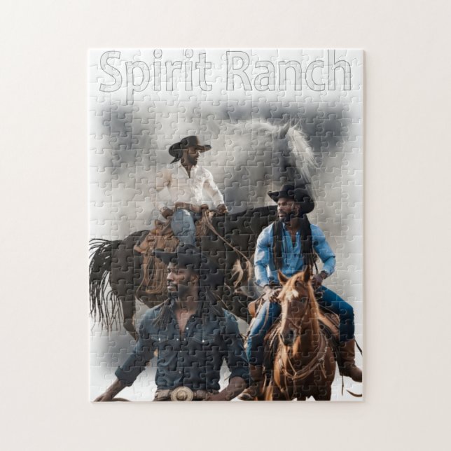 Quebra-cabeça da Arte da Capa do Spirit Ranch Melv (Vertical)