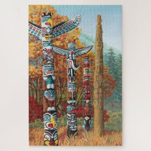 Quebra-cabeça da arte de Vancôver Canadá - dois