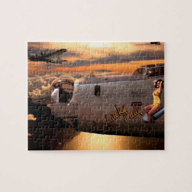 Quebra-cabeça da arte do cone de nariz dos aviões (Horizontal)