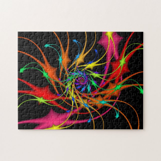 Quebra-cabeça da arte do Fractal dos (Horizontal)