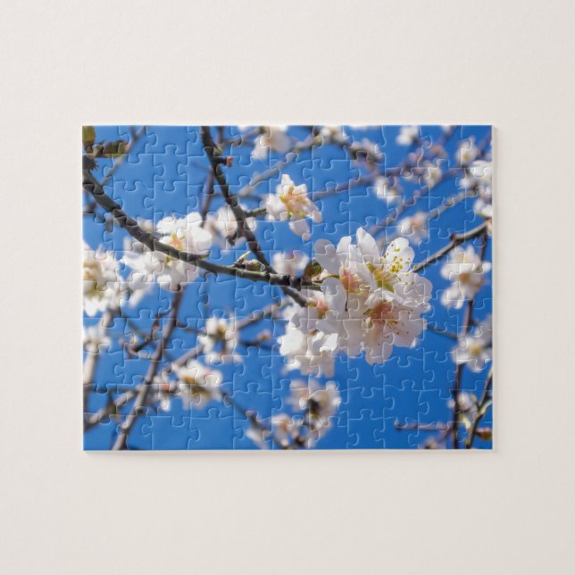 Quebra-cabeça da árvore de flores (Horizontal)