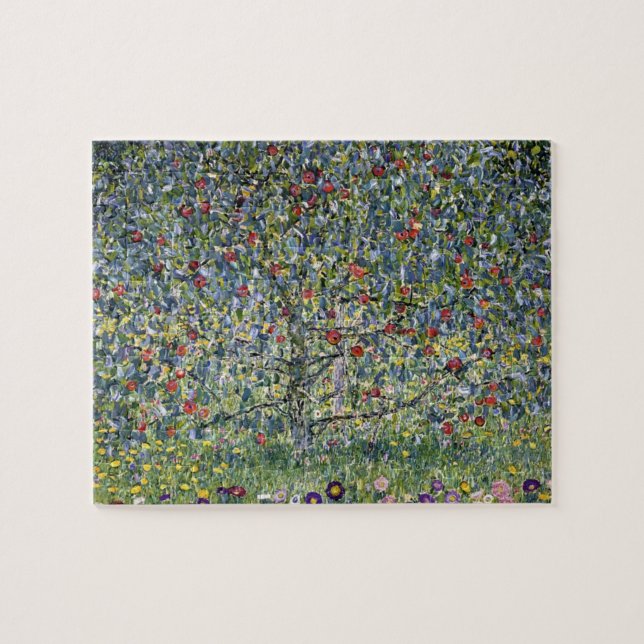 Quebra-cabeça da árvore de Gustavo Klimt Apple (Horizontal)