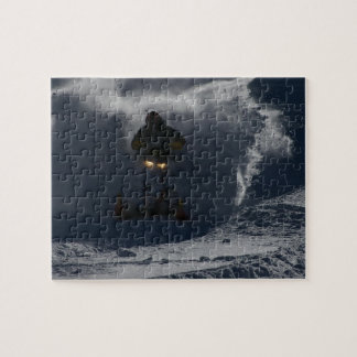 Quebra-cabeça da aterragem do trenó